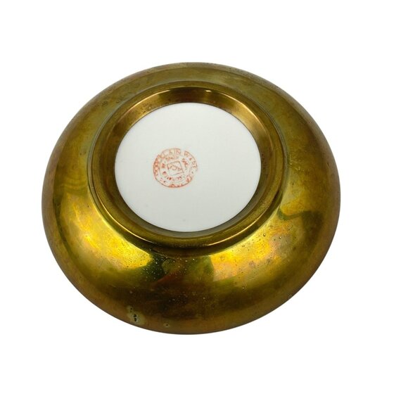 Vintage Japanese ACF Floral Phoenix Design 8 Porcelain Hand Painted in Hong Kon - Picture 10 of 11